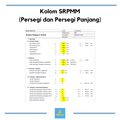 Kolom SRPMM (Persegi dan Persegi Panjang)