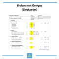 Kolom non Gempa (Lingkaran)